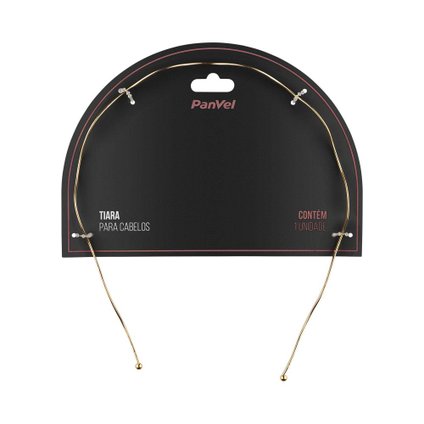 TIARA DE METAL ONDULADA PANVEL ACESSÓRIOS GLAM23