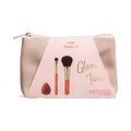 CONJUNTO DE MINI PINCÉIS, ESPONJA DE MAQUIAGEM E NÉCESSAIRE PANVEL MAKE UP