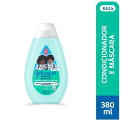 Condicionador E Máscara Infantil Para Cabelos Crespos Johnson's Blackinho Poderoso 380ml