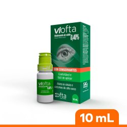 Colírio Viofta 0,40% Hialuronato De Sódio 10ml