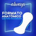 PROTETOR DIÁRIO ALWAYS SEM PERFUME COM 80 UNIDADES