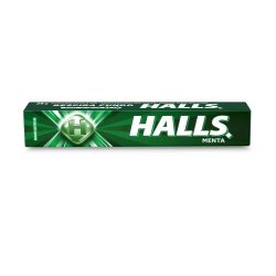 Bala Halls Sabor Menta 28g