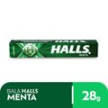 BALA HALLS SABOR MENTA 28G