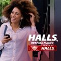 BALA HALLS SABOR MORANGO 28G