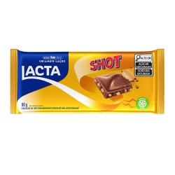 Chocolate Barra Lacta Shot 80g