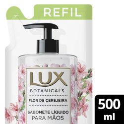 Sabonete Líquido Lux Botanicals Flor De Cerejeira 500ml - Refil