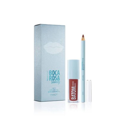 KIT ESPECIAL LÁPIS QUINTA + BATOM QUINTA BOCA ROSA BEAUTY BY PAYOT