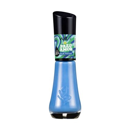 ESMALTE VULT 5FREE COLEÇÃO PAZ&AMOR BLUE FESTIVAL 8ML