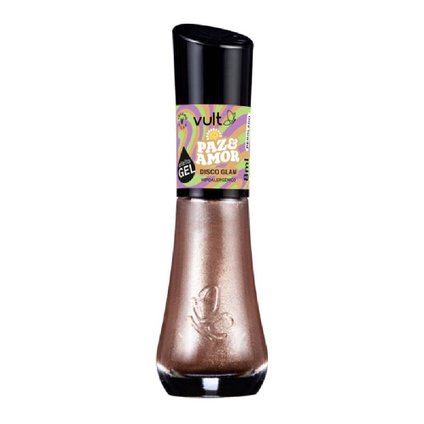 ESMALTE VULT 5FREE COLEÇÃO PAZ&AMOR DISCO GLAM 8ML