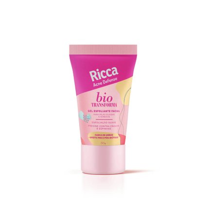 GEL ESFOLIANTE FACIAL RICCA ACNE DEFENSE 60G
