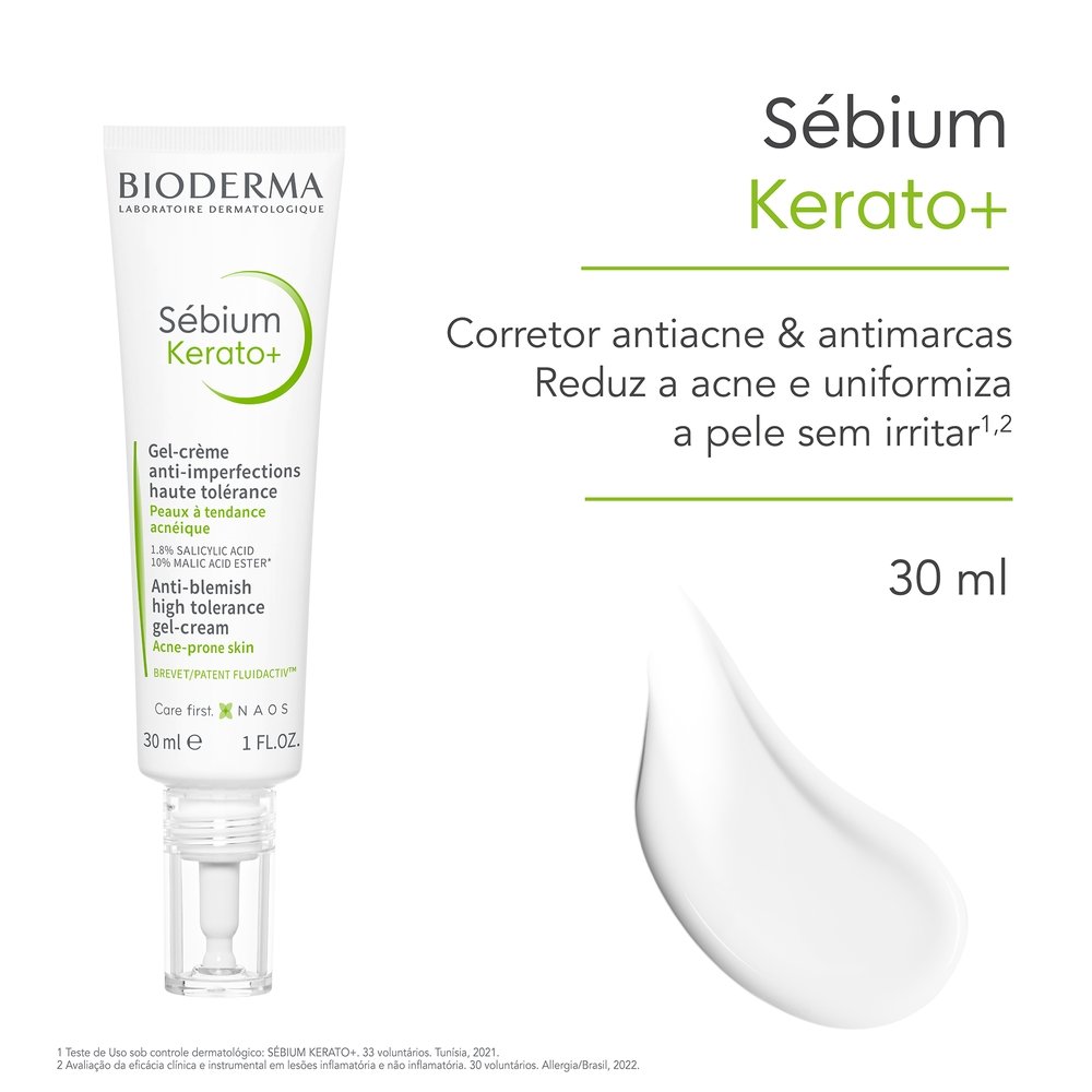 Corretor Antiacne E Antimarcas - Bioderma Sébium Kerato+ 30ml