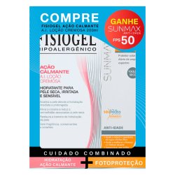 Kit Loção Cremosa Fisiogel Ai 200ml Ganhe Protetor Solar Sunmax Anti- Idade Fps50 60ml