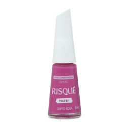 Esmalte Risque Cremoso Metaverso Cripto Rosa 8ml