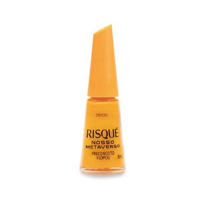 ESMALTE RISQUE CREMOSO METAVERSO PRECONCEITO FLOPOU 8ML
