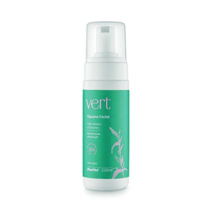ESPUMA DE LIMPEZA FACIAL CAMOMILA E  GLICÓLICO PANVEL VERT 150ML
