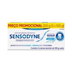 Kit Sensodyne Creme Dental Repair Protect 100g Com 2 Unidades