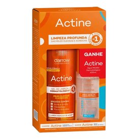 KIT ACTINE SABONETE LÍQUIDO 400ML GANHE ÁGUA MICELAR 100ML