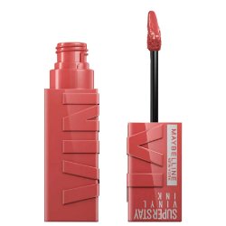 Batom Líquido Maybelline Super Stay Vinyl Ink Peachy 4,2ml
