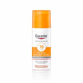 PROTETOR SOLAR FACIAL EUCERIN ANTIMANCHAS COR MÉDIA FPS70 50ML