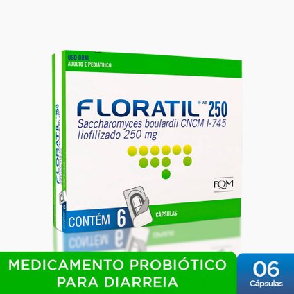FLORATIL 250MG 6 CÁPSULAS