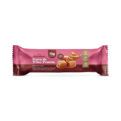 BARRA DE PROTEÍNA DOCE DE LEITE PANVEL NUTRABEM 45G