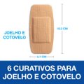 CURATIVO NEXCARE DUO JOELHO E COTOVELO COM 6