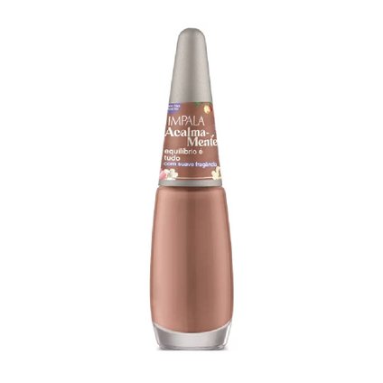 ESMALTE IMPALA CREMOSO ACALMA MENTE EQUILIBRIO É TUDO 7,5ML