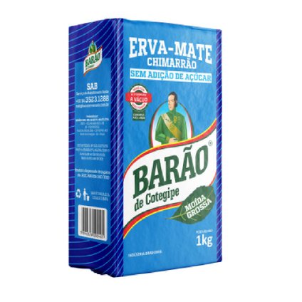 ERVA MATE PARA CHIMARRÃO BARÃO MOÍDA GROSSA 1KG
