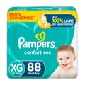 FRALDA PAMPERS CONFSEC MAX XG 88 UNIDADES