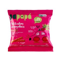 Palitinhos De Vegetais Orgânicos Papapá Sabor Beterraba 20g