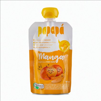 PAPINHA ORGÂNICA PAPAPÁ MANGA 100G