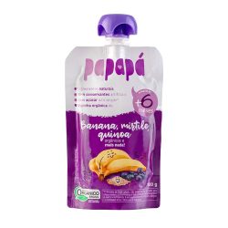Papinha Papapá Banana, Mirtilo E Quinoa 100g