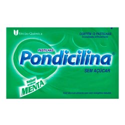 Pondicilina Menta 12 Pastilhas