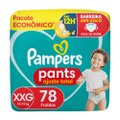 FRALDA PAMPERS PANTS AJUSTE TOTAL XXG COM 78 UNIDADES