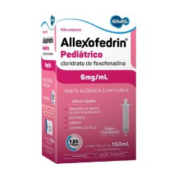 Allexofedrin Pediátrico Suspensão Oral 6mg/ml 150ml