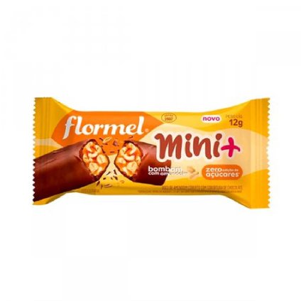 BOMBOM FLORMEL MINI COM AMENDOIM 12G