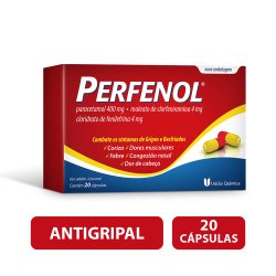 Perfenol 400mg + 4mg + 4mg 20 Cápsulas