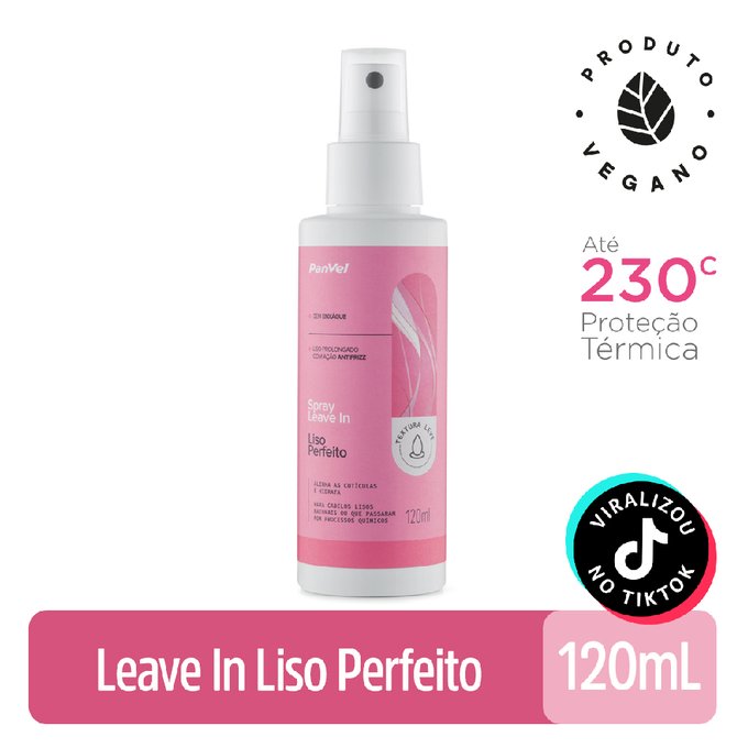 Leave-in Protetor Térmico Panvel Liso Perfeito 120ml