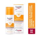 PROTETOR SOLAR FACIAL EUCERIN ANTIMANCHAS COR CLARA FPS70 50ML