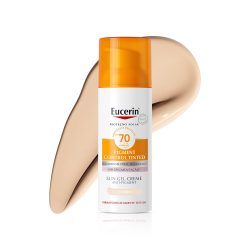 Protetor Solar Facial Antimanchas Eucerin Pigment Control Fps70 Cor Clara Creme Gel 50ml