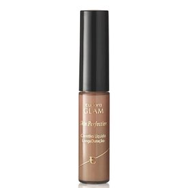 CORRETIVO LÍQUIDO EUDORA GLAM SKIN PERFECTION LONGA DURAÇÃO BEGE ESCURO 2 6,4ML