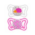 CHUPETA CHICCO PHYSIO FORMA LIGTH LUMI ROSA 16 A 36 MESES COM 2 UNIDADES