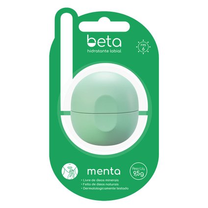 HIDRATANTE LABIAL BETA MENTA FPS6 9,5G