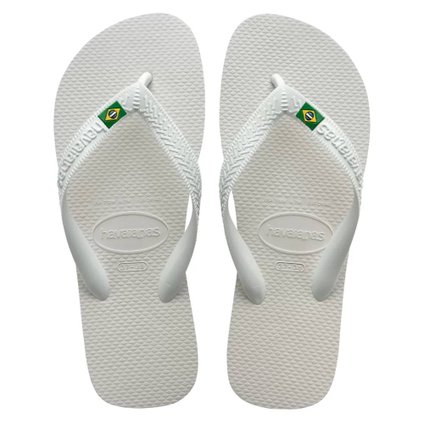 SANDÁLIA HAVAIANAS BRASIL LIGHT BRANCO 37/38