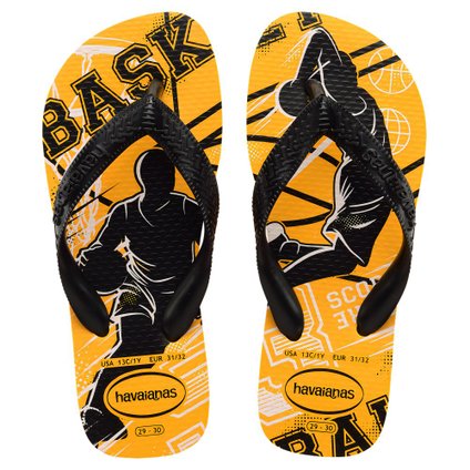 SANDÁLIA HAVAIANAS KIDS ATHLETIC AMARELO 27/28