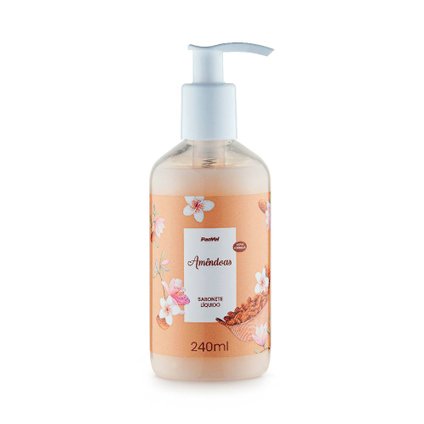 SABONETE LÍQUIDO PANVEL AMÊNDOAS 240ML