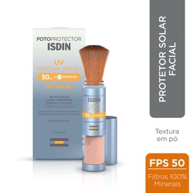 PROTETOR SOLAR EM PÓ UV ISDIN BRUSH MINERAL FPS50 2G