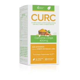 CURC SUPLEMENTO ALIMENTAR DE EXTRATO DE RIZOMAS DE CURCUMA LONGA 400MG