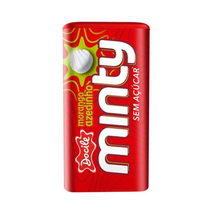 PASTILHA DOCILE MORANGO AZEDINHO SEM AÇÚCAR 21G