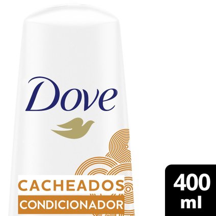 CONDICIONADOR DOVE TEXTURAS REAIS CACHEADOS 400ML